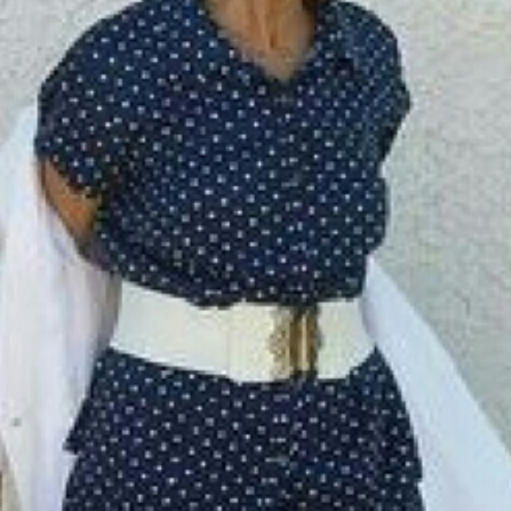 VAN HEUSEN, polka dots, Top & Skirt SET size XL 12 - Picture 5 of 8